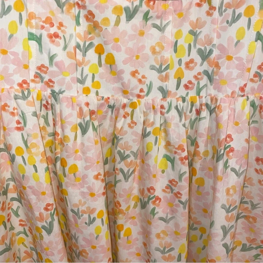 Hello Molly Floral Dress with Lace Underlay (NWT) Size L - Picture 7 of 9